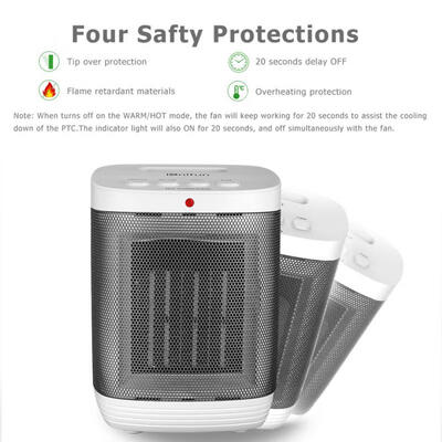 

Greensen Portable Electric Fan Heater Air Warmer Heating Machine for Home Office