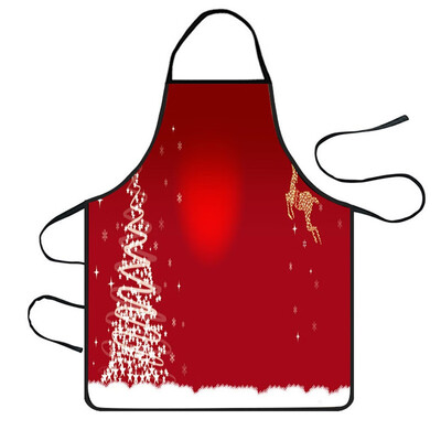 

Tailored Christmas Decoration Waterproof Apron Kitchen Aprons Dinner Party Apron