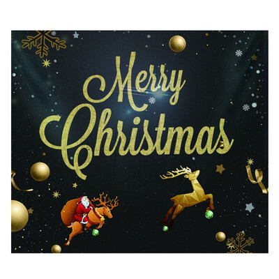 

130150cm Christmas Theme Tapestry Xmas Holiday Wall Hanging Tapestry Home Room Decoration