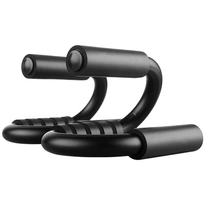 

2PCS Push Up Bars Steel Pushup Stands with Ergonomic  Shaped frame Pushup Handles for Fitness Exercises Gym Workout