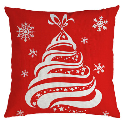 

Siaonvr Christmas Pillow Cover Pillowcases Decorative Sofa Cushion Cover 45x45cm