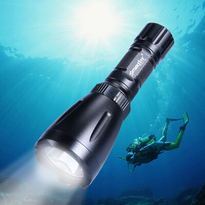 

Saidsome Q5 LED Scuba Diving Flashlight Underwater 80M Torch 18650 Waterproof flashlight lamp