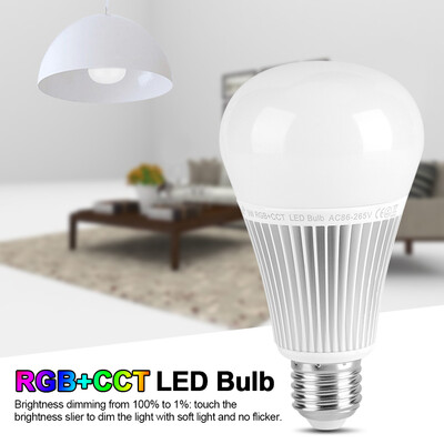 

Milight 24G Wireless E27 9W RGBCCT Smart LED Bulb Dimmable Remote Controllable RGB LED BulbSmart LED Bulb
