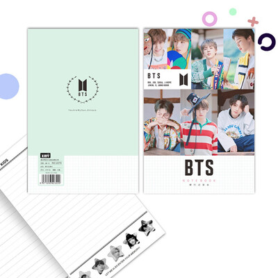 

Kpop BTS Blackpink Notebook Pocketbook Note Pad Diary Workbooks Hardcover Memo Book Lined Pages for Diary JournalBlackpink-1