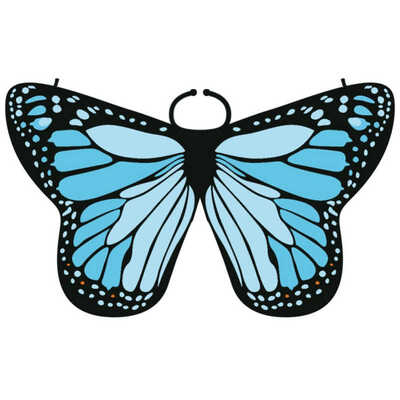 

Children Girl Colorful Cloak Butterfly Cape Scarf Monarch Butterfly Cloak Wing Decoration Festive Party Supplies