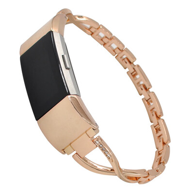 

〖Follure〗Replacement Stainless Steel Bracelets Watch Band WristStrap For Fitbit Charge 2
