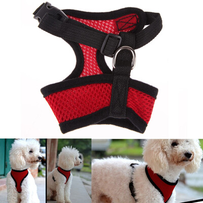 

Fashion Dog Harness Soft Air Nylon Mesh Pet Harness Dog Cloth Dog Vest