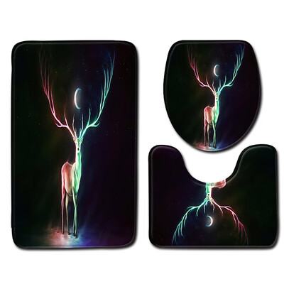 

〖Follure〗3pcs Non-Slip Bath Mat Bathroom Kitchen Carpet Doormats Decor