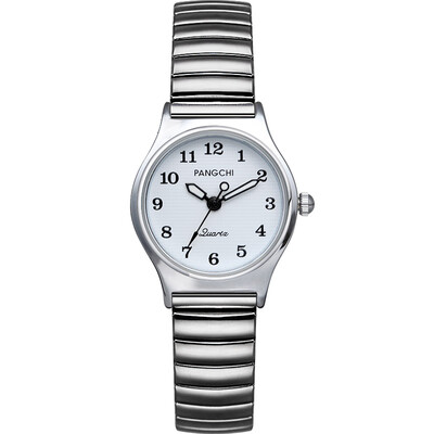 

Spring elastic belt elderly watch womens ultra-thin large digital waterproof middle-aged watch lady mother quartz watch
