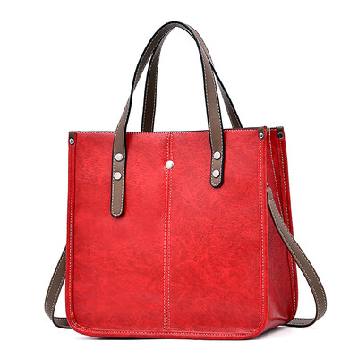 

Bag girl autumn&winter simple handbag Korean version slanted retro chic bucket bag temperament shoulder bag