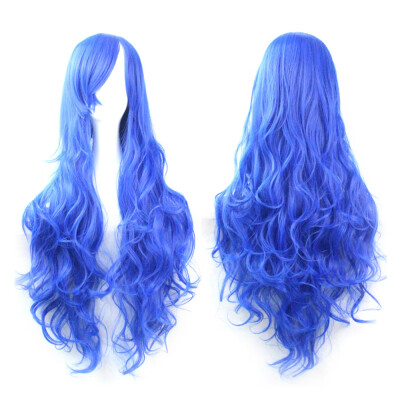 

Gobestart Cosplay Costume Wigs Women Long Curl Wavy Red Halloween Party Anime Hair