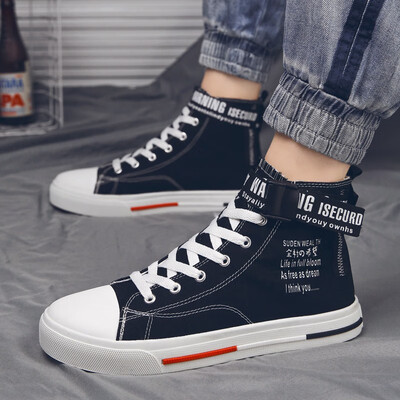 

Summer high-top canvas shoes Korean version of the trend of wild casual tide shoes net red breathable cloth shoes mens shoes