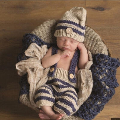 

Newborn Baby Girls Boys Crochet Knit Costume Photo Photography Prop Outfits