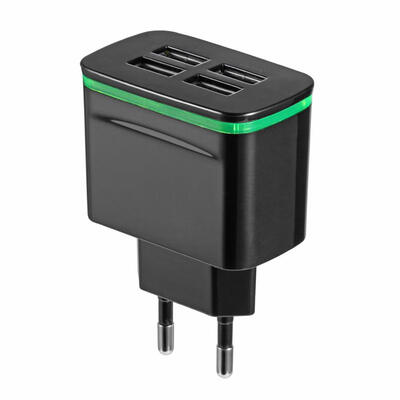 

4-Ports Mobile Phone Universal 5V 4A Fast Charging USB Charger Adapter EU