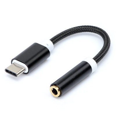 

Type-C to 35 Earphone Adapter Type-C USB-C male to 35mm AUX audio female AUX Cable