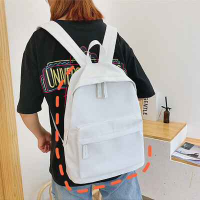 

Dear&beloved Tong childhood Yang Zi same bag shoulder bag pure white backpack schoolbag for female students