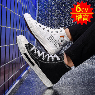 

In summer mandarin ducks&high-heeled shoes are popular in Hong Kong Korean casual mens shoes are all-match canvas board sho