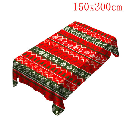 

Tailored Christmas TableclothChair Cover Digital Printing Christmas Table Decoration