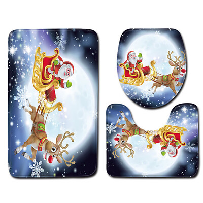 

〖Follure〗3pcs Non-Slip Bath Mat Bathroom Kitchen Carpet Doormats Decor