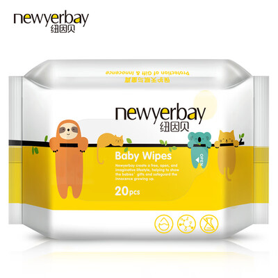 

Newin Bay NEWYERBAY baby thick hand wipes 20 pumping children baby wipes