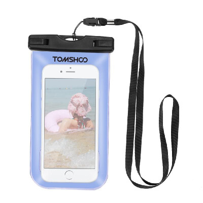 

TOMSHOO Waterproof Phone Case Dry Bag Pouch Transparent Touch Screen Cellphone Case for 60" Devices