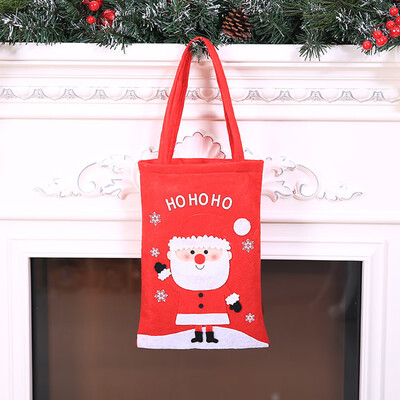 

〖Follure〗Santa Claus Kids Candy Present Bags Handbag Pouch Wedding Sack Gift Bag