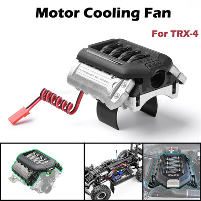 

YIWULAGRC Realistic Engine 111V Cooling Fan Type A Motor Heat Sink For TRX-4