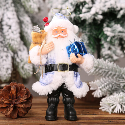 

〖Follure〗Christmas Decorations Resin Santa Claus Standing Posture Ornaments Doll Pendant