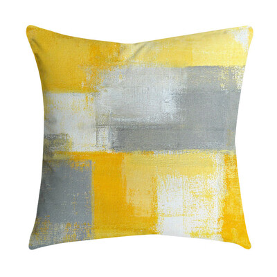 

〖Follure〗Pineapple Leaf Yellow Pillow Case Sofa Car Waist Throw Cushion Cover Home Decor