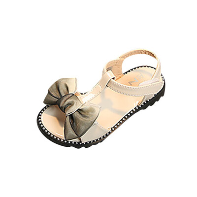 

Children Infant Kids Girls Bowknot Non-Slip Sandals Princess Casual Shoes