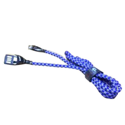 

24A 1m Double-Sided USB To Type-C Micro USB Lightning Nylon Braided Charging Data Cable-Micro 1m