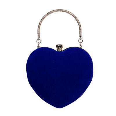 

Tailored Women Heart Shaped Evening Handbag Party Clutch Purse Shoulder Cross Bag