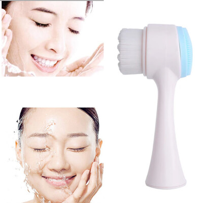 

〖Follure〗Double Face Skin Cleaning Brush Silicone Facial Brush Cleansing Tool Deep Clean