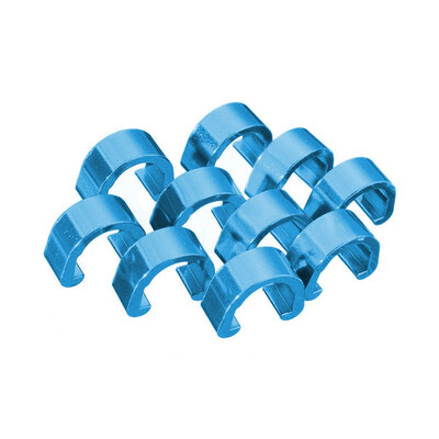 

New Hot 10PCS Aluminum Alloy Bicycle C Type Buckle For MTB Road Bike Disc Brake Cable Frame Organizer Line Pipe Clip