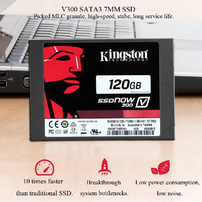 

Genuine Original Kingston SV300S37A 120GB 25" SATA 3 Portable High Speed SSD Solid State Drive Flash Memory