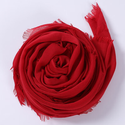 

Korean version of the wild color super spring&summer sunscreen cotton&linen scarf literary national wind womens winter shawl Korean silk scarf
