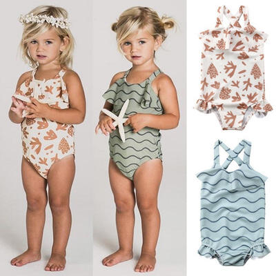 

Ruffle Toddler Kids Girls Strap Tankini Bikini Swimwear Swimsuit Bathing Suit