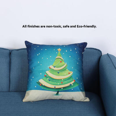 

Xmas Tree Pillow CoverXmas Tree Pillowcase Pillow Cover Pillowslip for Cushion Christmas Home DecorationPillow Cover