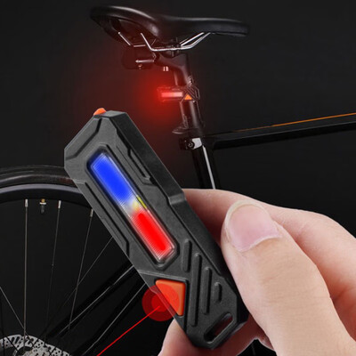 

IP63 USB Charging Cable Bicycle Taillight LED Mountain Bike Warning Rear Lamp
