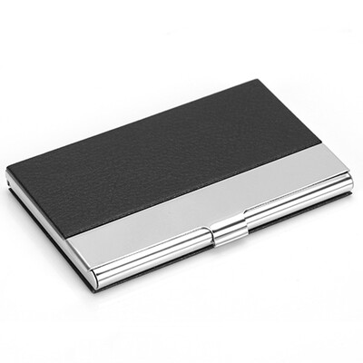 

Men And Women Stainless Steel Skin Name Business Card Clip Box