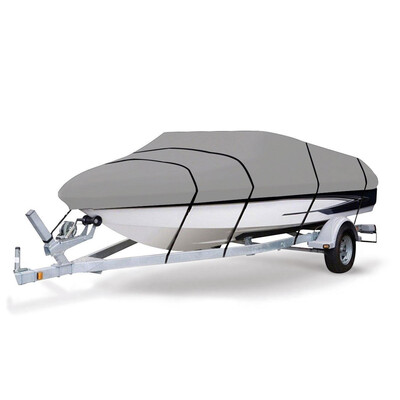 

Heavy Duty 600D Marine Grade Polyester Canvas Trailerable Waterproof Boat Cover