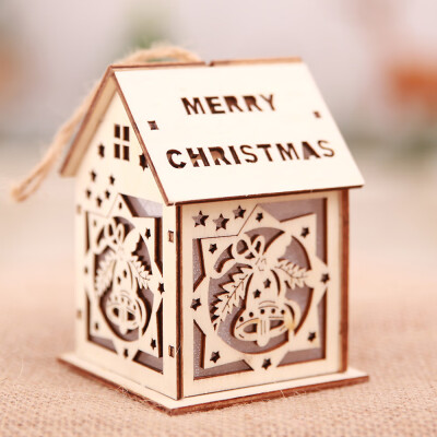 

〖Follure〗Christmas Ornaments LED Light Chalet Hotel Bar Christmas Tree Decoration