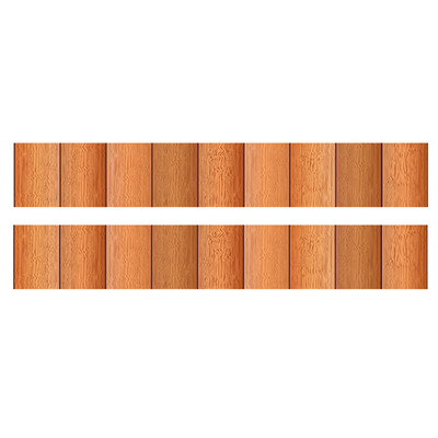 

2 Sheets Wood Grain Stair Wall Stickers PVC Waterproof Waist Line Skirting Wallpaper Bedroom Door Frame Self-adhesive Decals