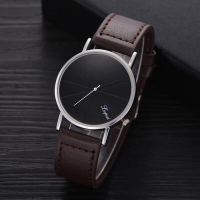 

Gobestart LVPAI Fashion Mens Leather Belt Analog Sport Quartz Wrist Watch