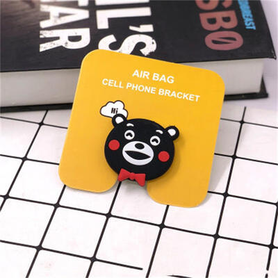 

Universal Mobile Phone Bracket Cute 3D Animal Airbag Phone Expanding Stand Finger Holder Rabbit Bear Phone Holder Stand