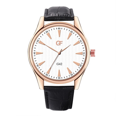 

Gobestart Hot Man Leather Watch Whatever Late Anyway Letter Watches New Pointer Glow