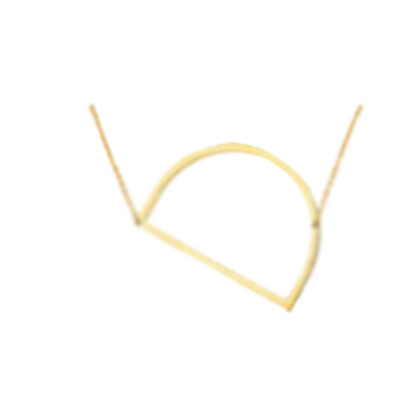 

New Popular Big 26 Letter Pendant Necklaces Initials Necklace 24K Gold Irregular Pendants Choker Necklace Women Jewelry