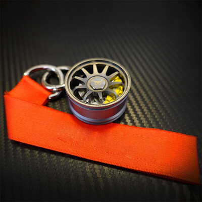 

Metal Wheel Hub Hanging Ornaments Auto Interior Rear View Mirror Car Hanging Accessories Automobiles Gift