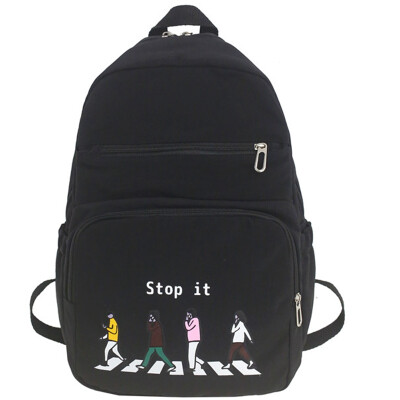 

The same bag female Korean version of ins wind cool super fire high school students campus backpack student backpack