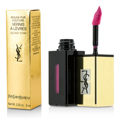 

YVES SAINT LAURENT - Rouge Pur Couture Vernis A Levres Pop Water Glossy Stain - 206 Misty Pink 6ml02oz